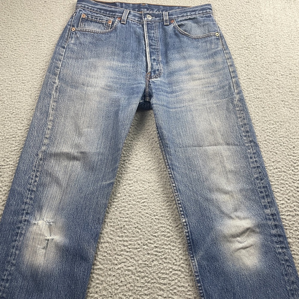 VTG Levis 501xx Jeans Men 34x36 (31x32) Made in USA Button Fly Faded Y2K 90s - Picture 4 of 16